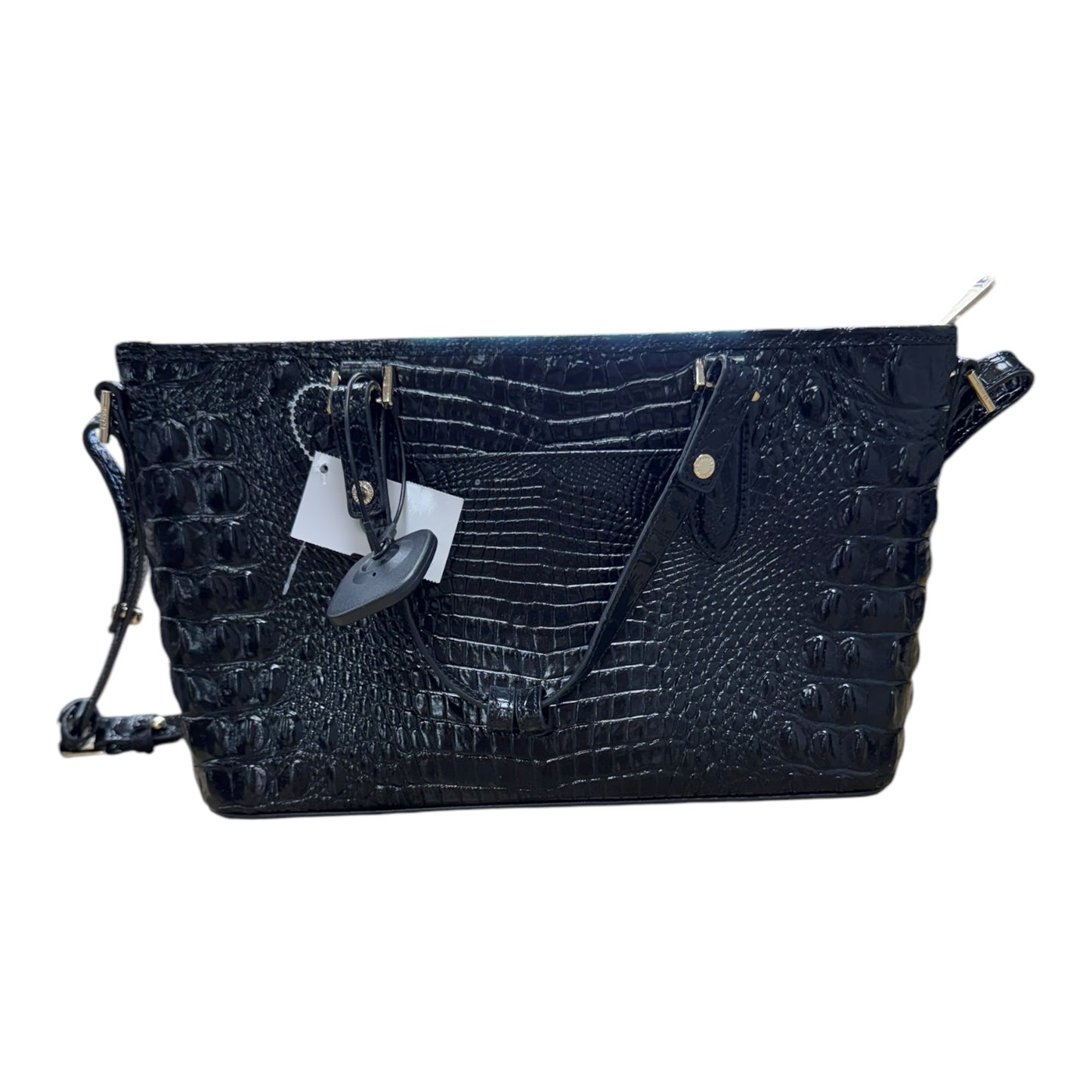 Handbag Designer By Brahmin In Black, Size:Medium