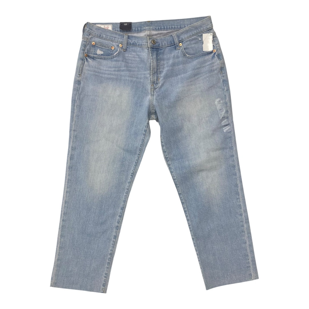 Jeans Boyfriend By Gap In Blue Denim, Size:14