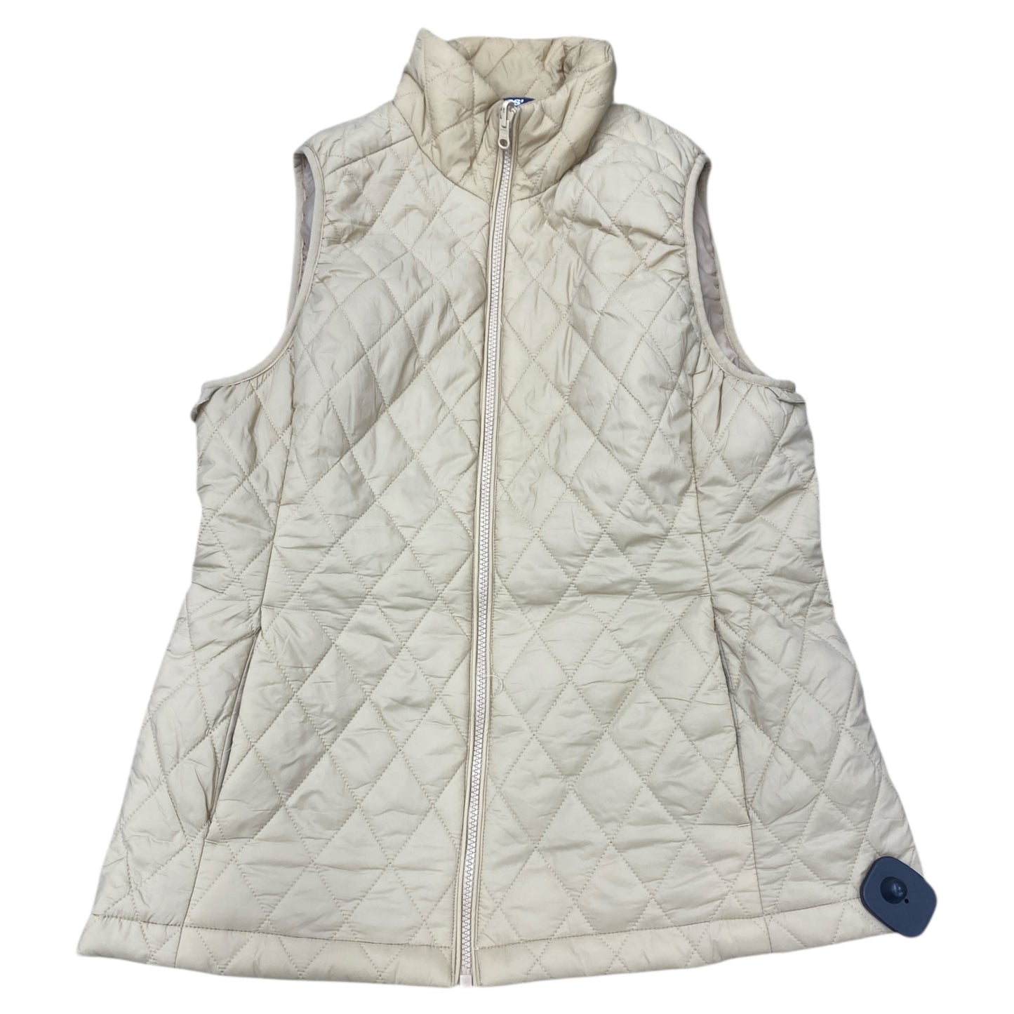 Vest Puffer & Quilted By Lands End In Brown, Size:M