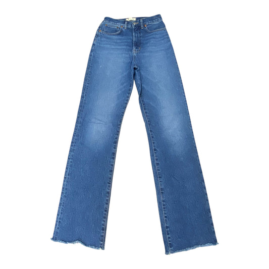 Jeans Straight By Madewell In Blue Denim, Size:4