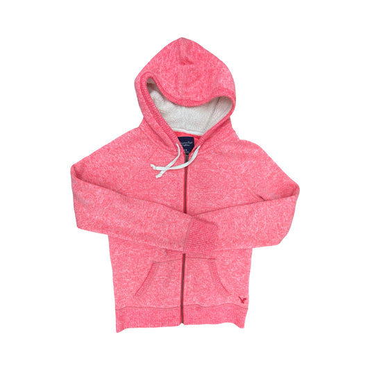 Jacket Other By American Eagle In Pink & White, Size:M