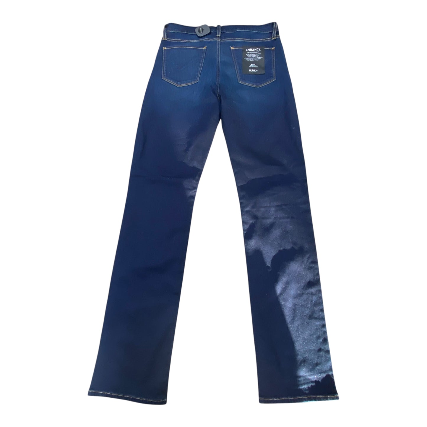 Jeans Straight By Hudson In Blue Denim, Size:6