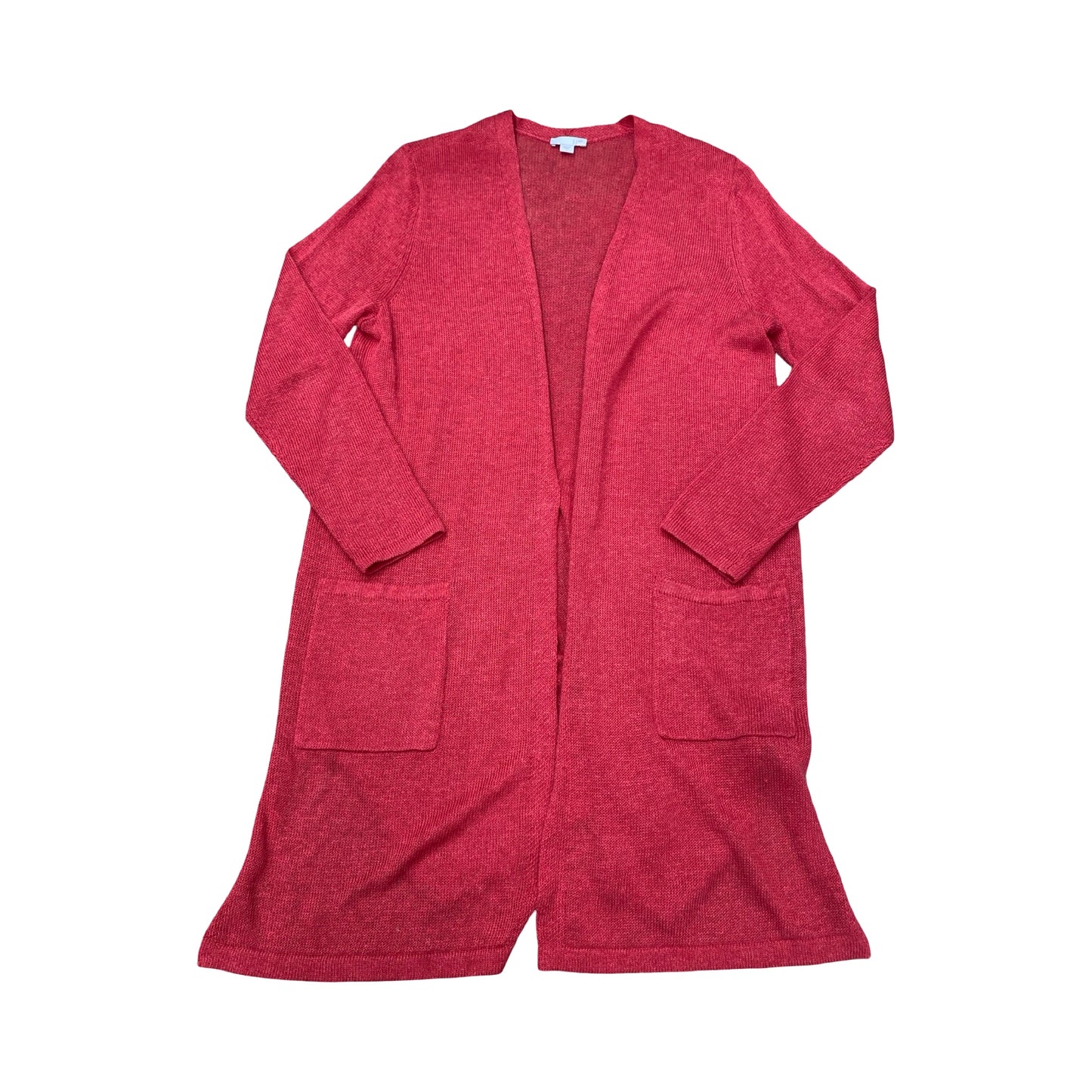 Cardigan By J. Jill In Red, Size:M