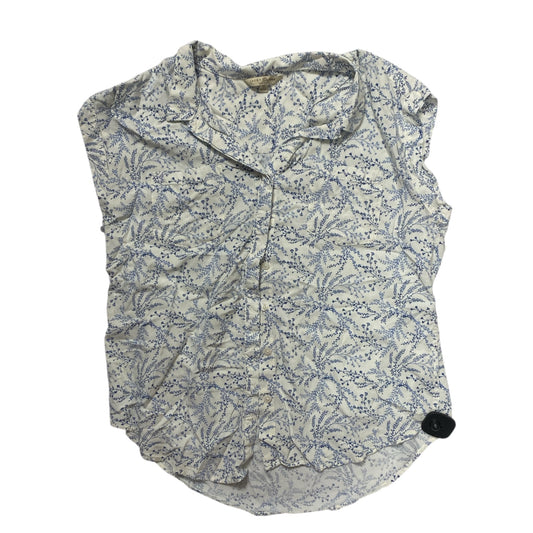 Top Sleeveless By Jachs Girlfirend In Blue & White, Size:Xl