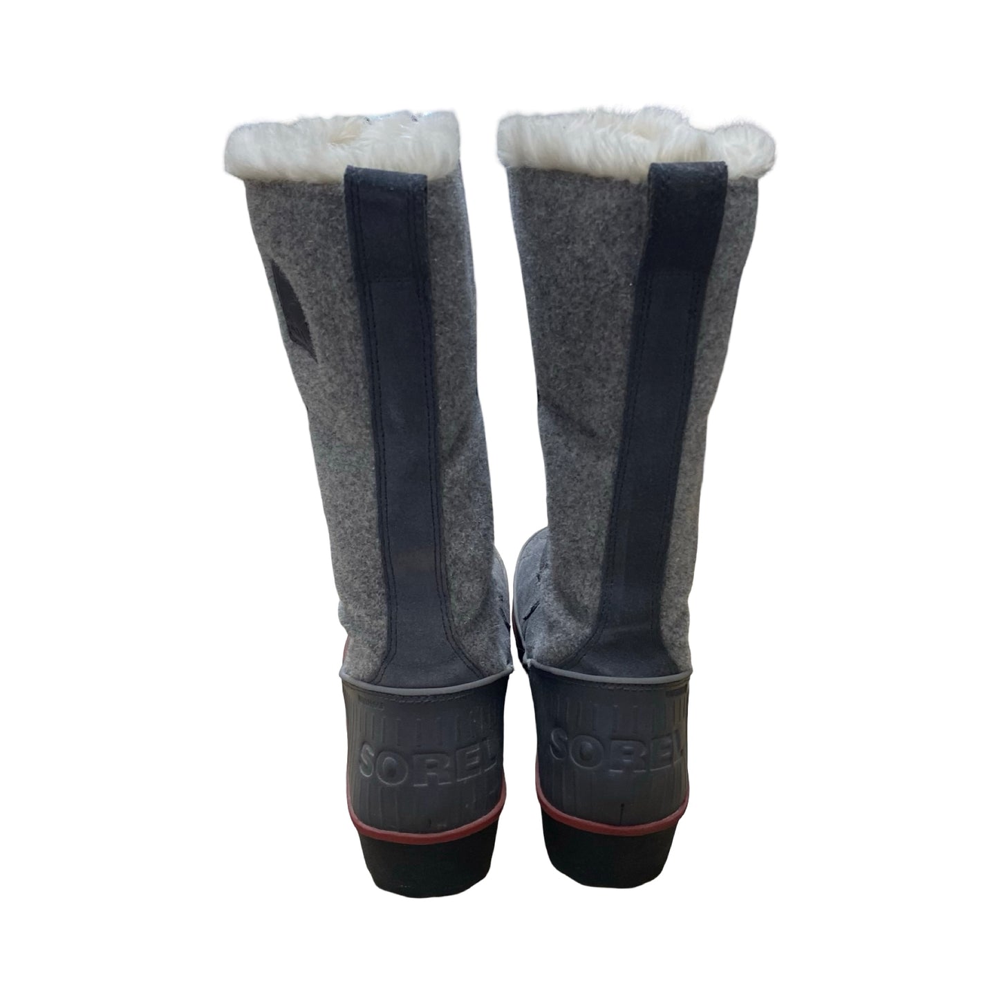 Boots Mid-Calf Flats By Sorel In Grey, Size:9