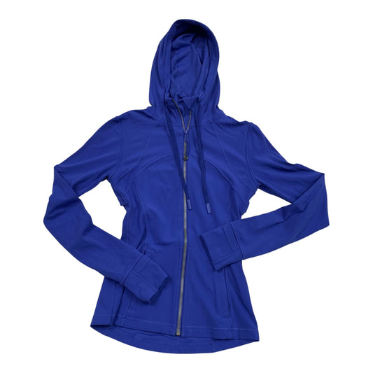 Athletic Jacket By Lululemon In Blue, Size:4