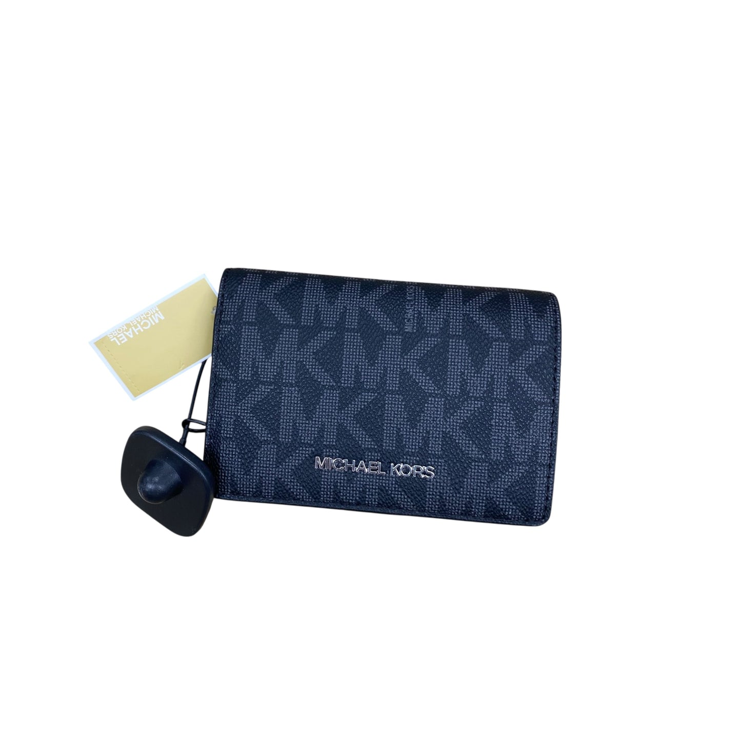 Wallet Designer By Michael Kors In Black & Grey, Size:Medium