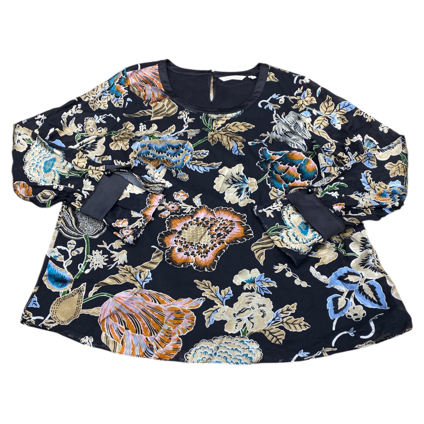 Top Ls By Soft Surroundings In Floral Print, Size:L