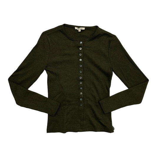 Sweater Cardigan By Madewell In Green, Size:S