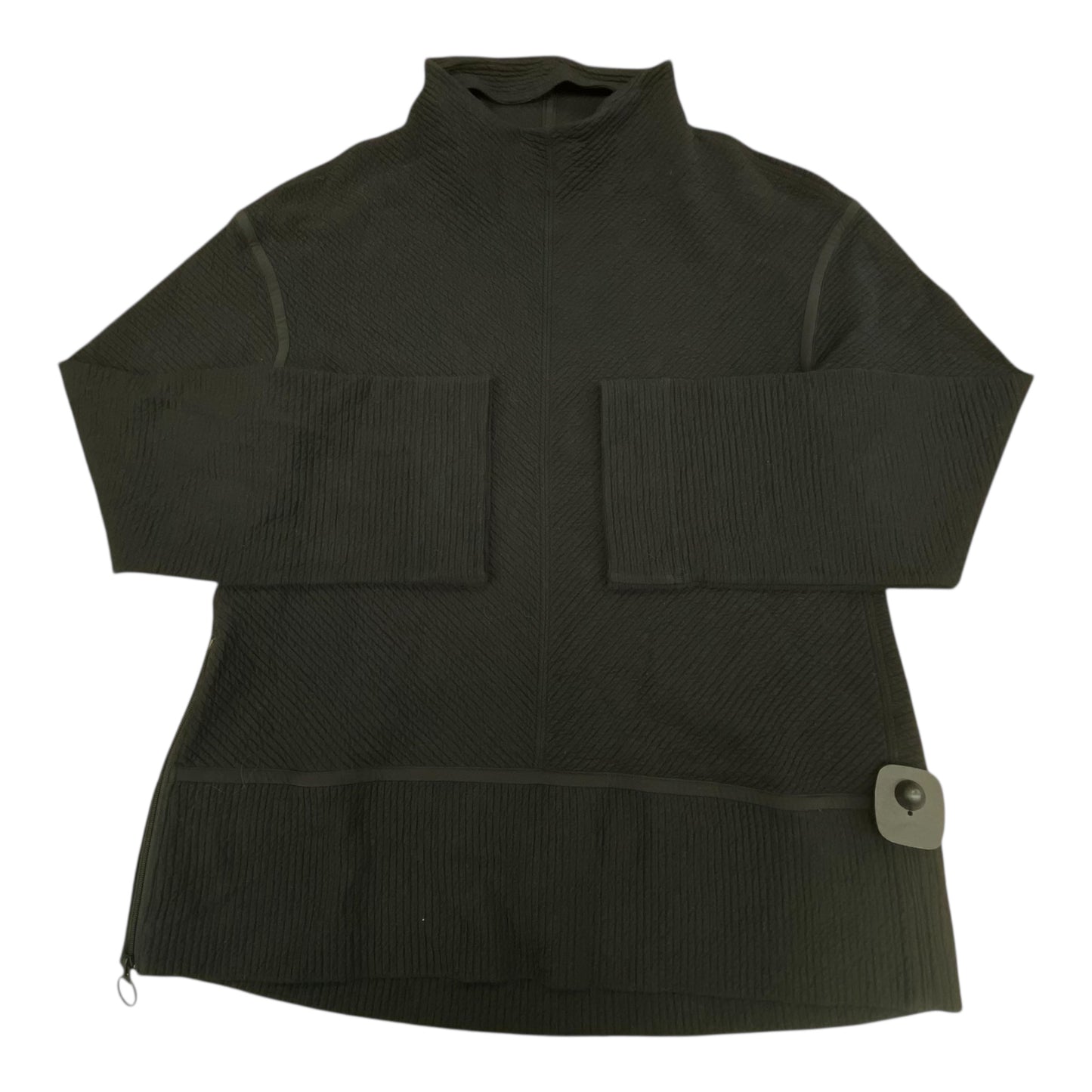 Athletic Sweatshirt Collar By Lululemon In Black, Size:6