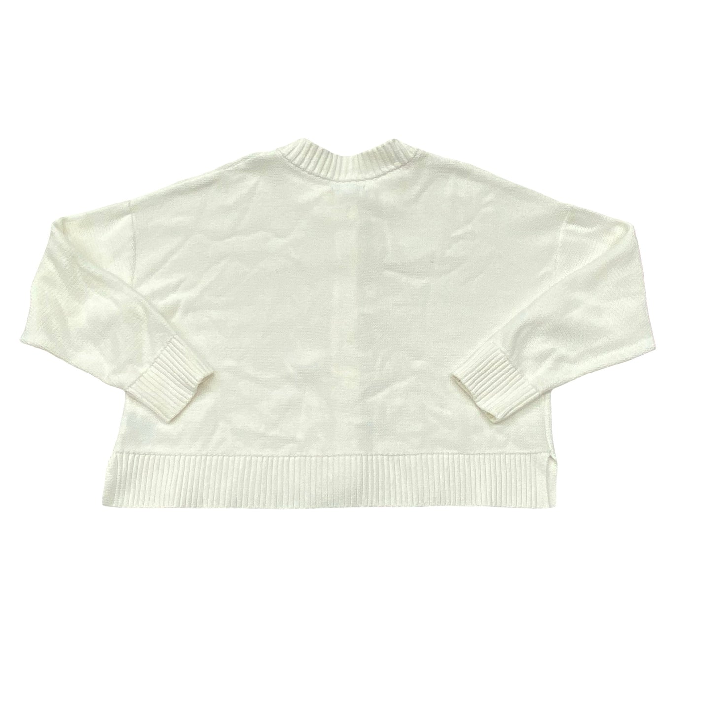 Sweater Cardigan By Quince In White, Size:M