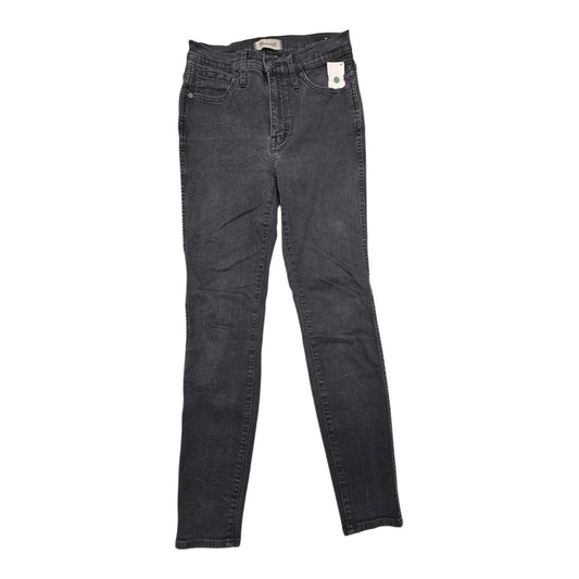 Jeans Skinny By Madewell In Black Denim, Size:4