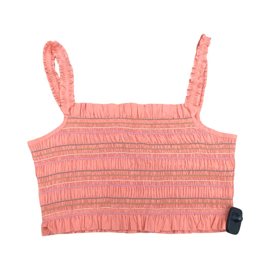Top Sleeveless By Cmc In Orange, Size:M