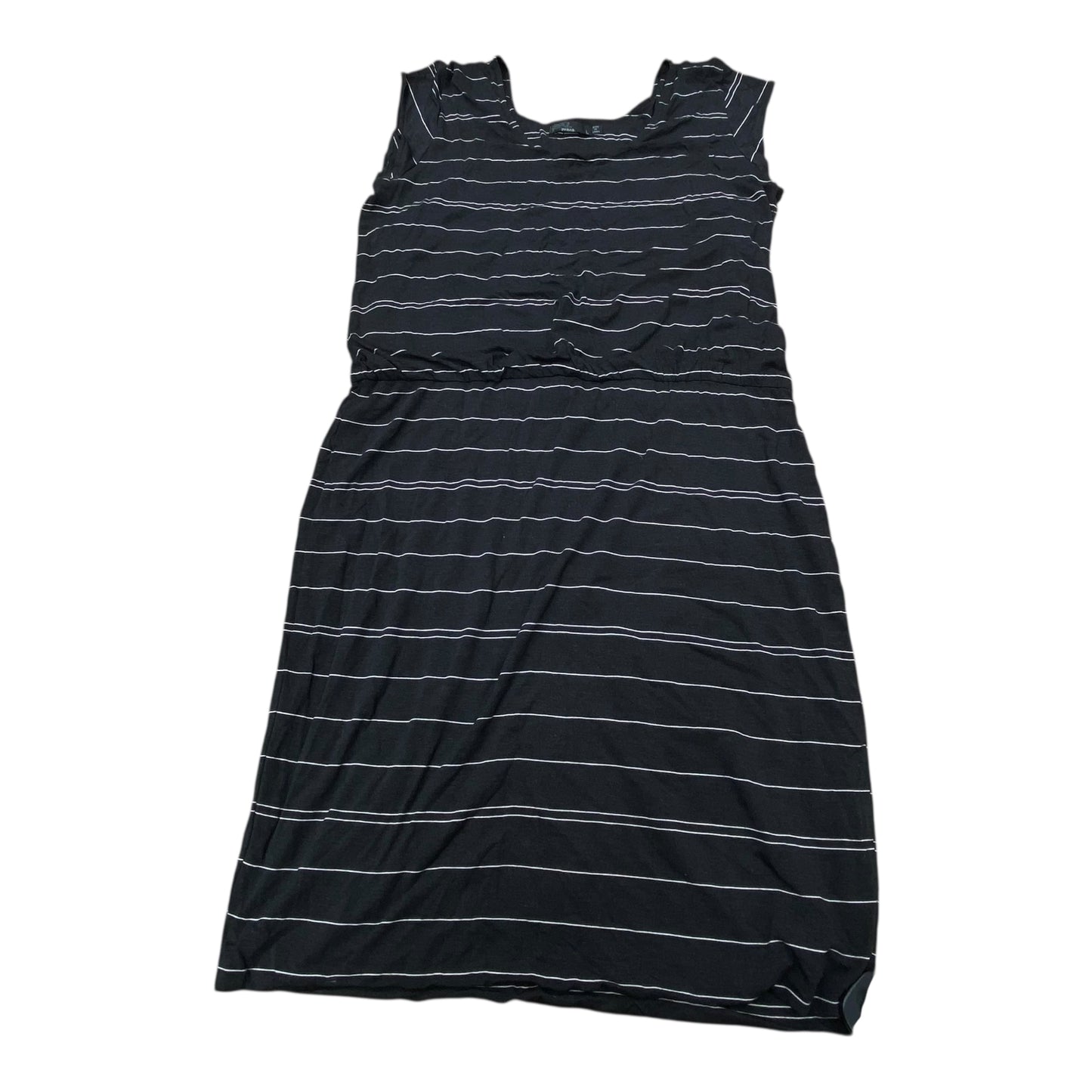 Dress Casual Midi By Prana In Striped Pattern, Size:L