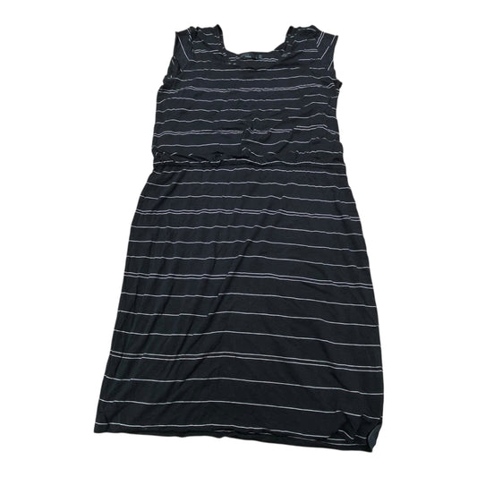 Dress Casual Midi By Prana In Striped Pattern, Size:L