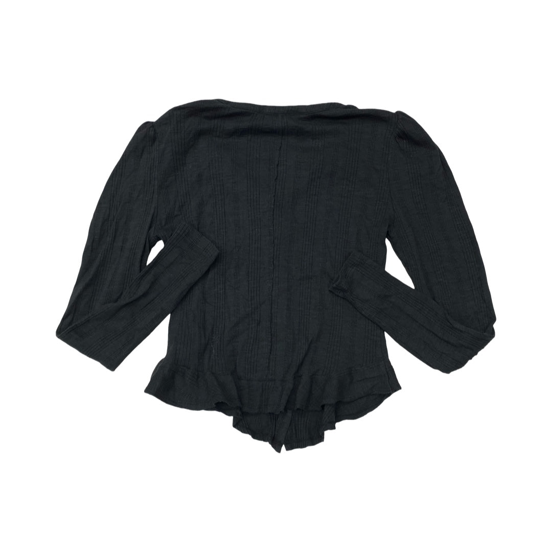 Top Ls By Pilcro In Black, Size:Xs