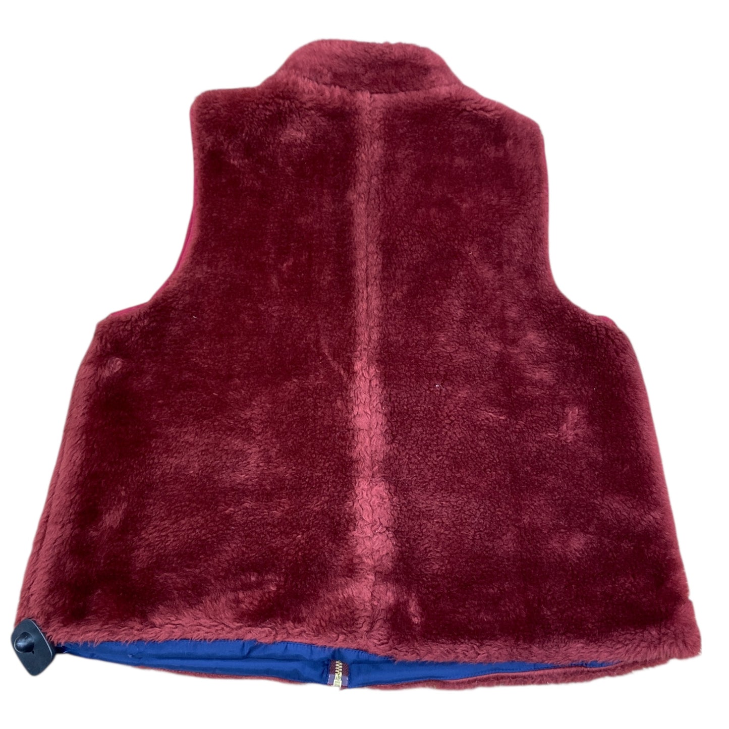 Vest Faux Fur & Sherpa By J. Crew In Red, Size:Xl