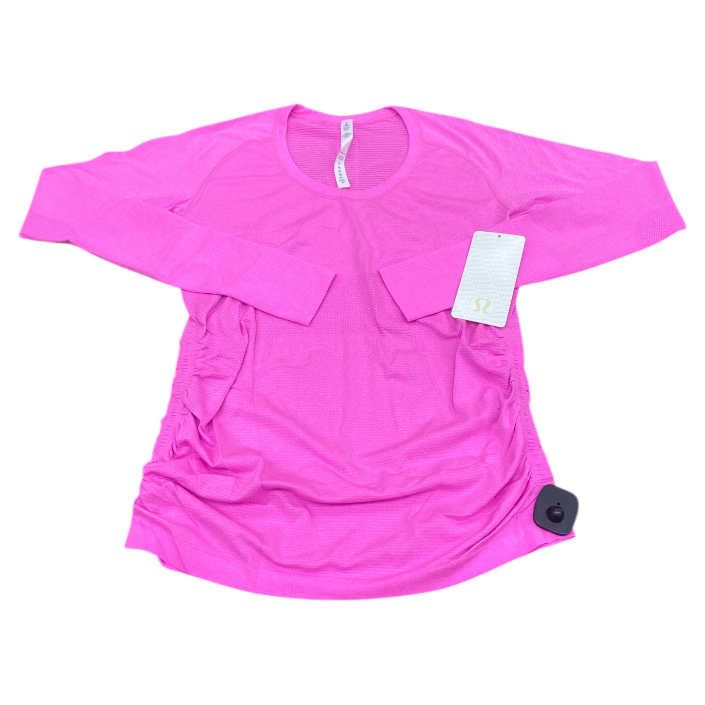 Athletic Top Ls Crewneck By Lululemon In Pink, Size:10