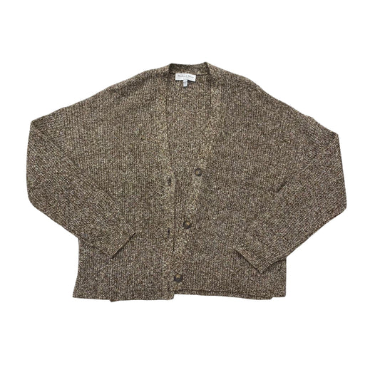 Sweater Cardigan By Michael Stars In Brown, Size:L