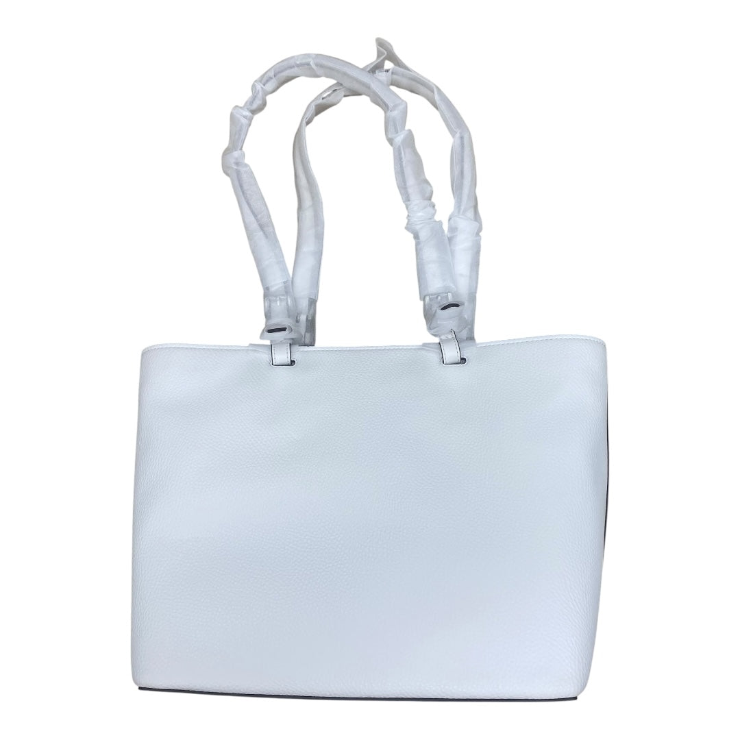 Handbag Designer By Michael Kors In White, Size:Medium