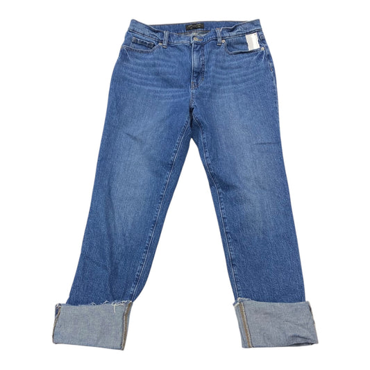 Jeans Straight By Banana Republic In Blue Denim, Size:8