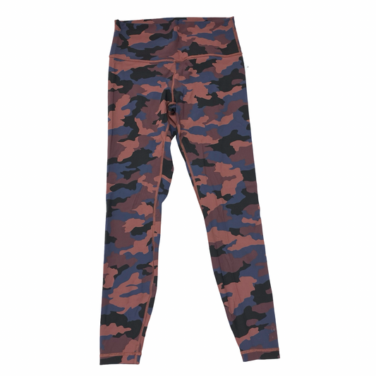 Athletic Leggings By Lululemon In Camouflage Print, Size:10