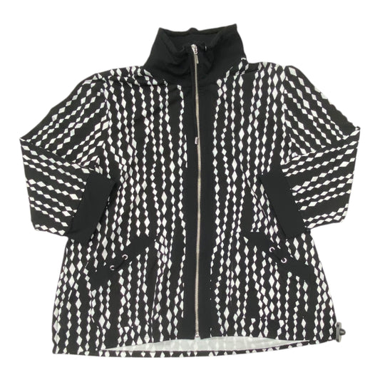 Jacket Other By Chicos In Black & White, Size:Xl