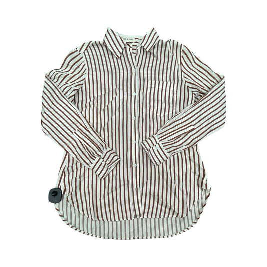 Top Ls By Cloth & Stone In Striped Pattern, Size:Xs