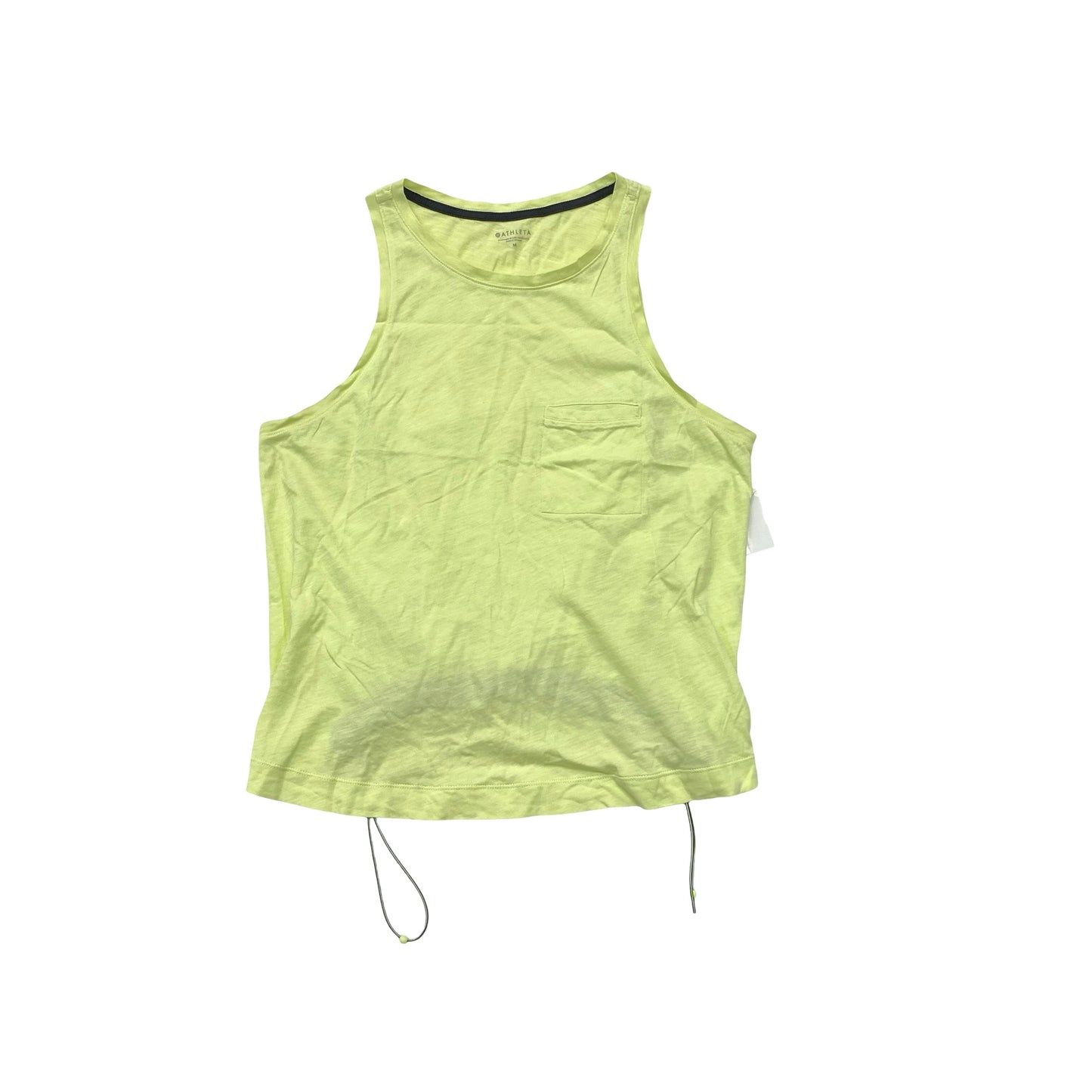 Athletic Tank Top By Athleta In Yellow, Size:M