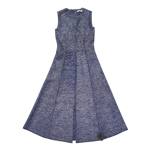 Dress Designer By Veronica Beard In Blue & Silver, Size:Xs