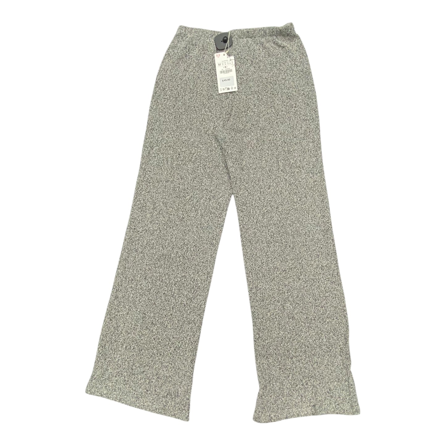 Pants Lounge By Zara In Black & Grey, Size:M