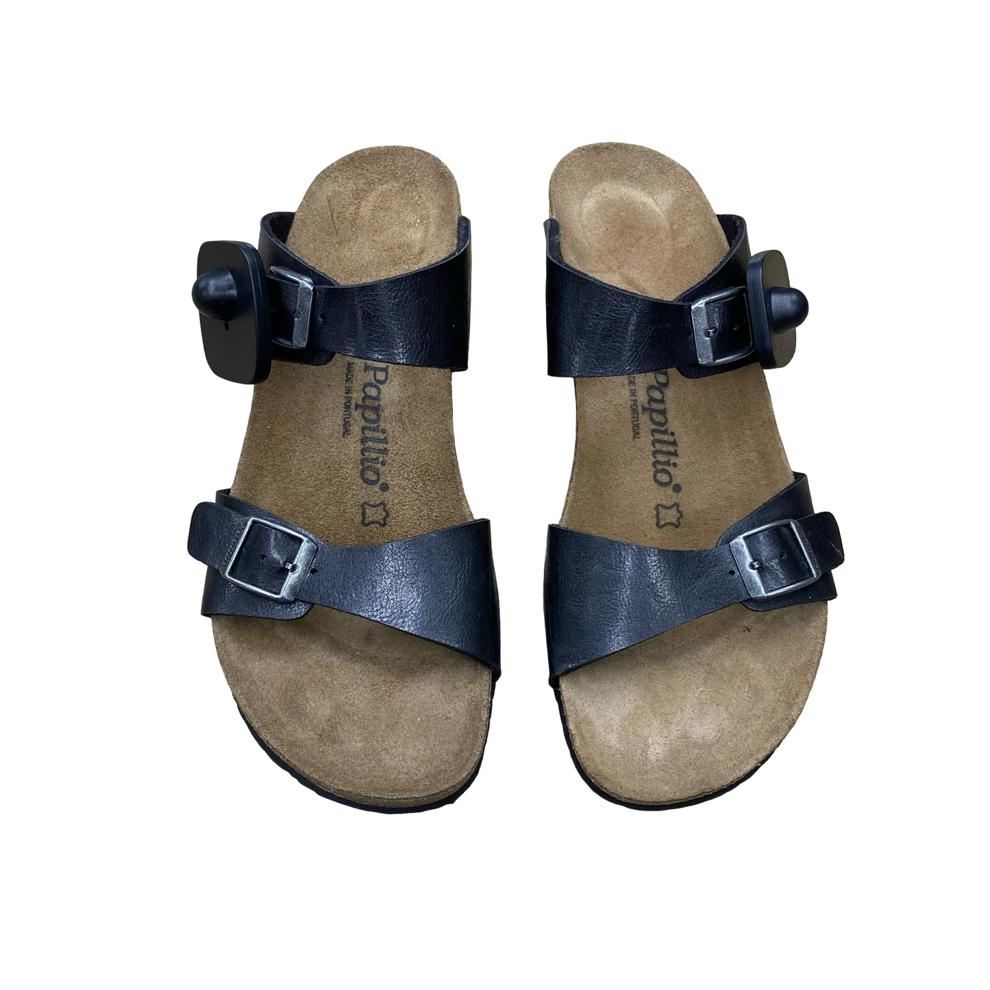 Sandals Designer By PAPILLIO In Black, Size:9