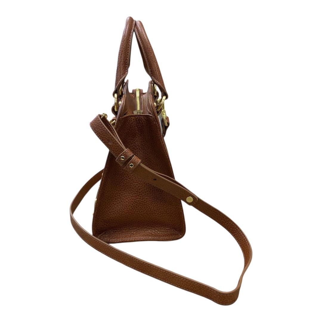 Handbag Designer By Brahmin In Brown, Size:Medium