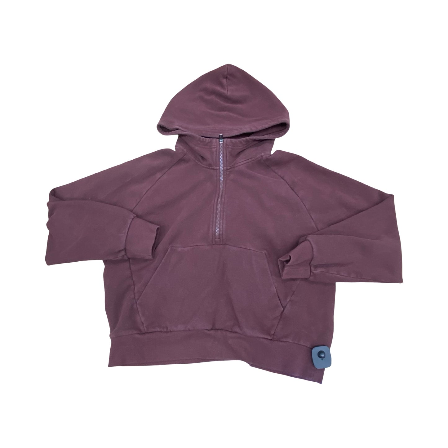 Athletic Sweatshirt Hoodie By Athleta In Maroon, Size:L