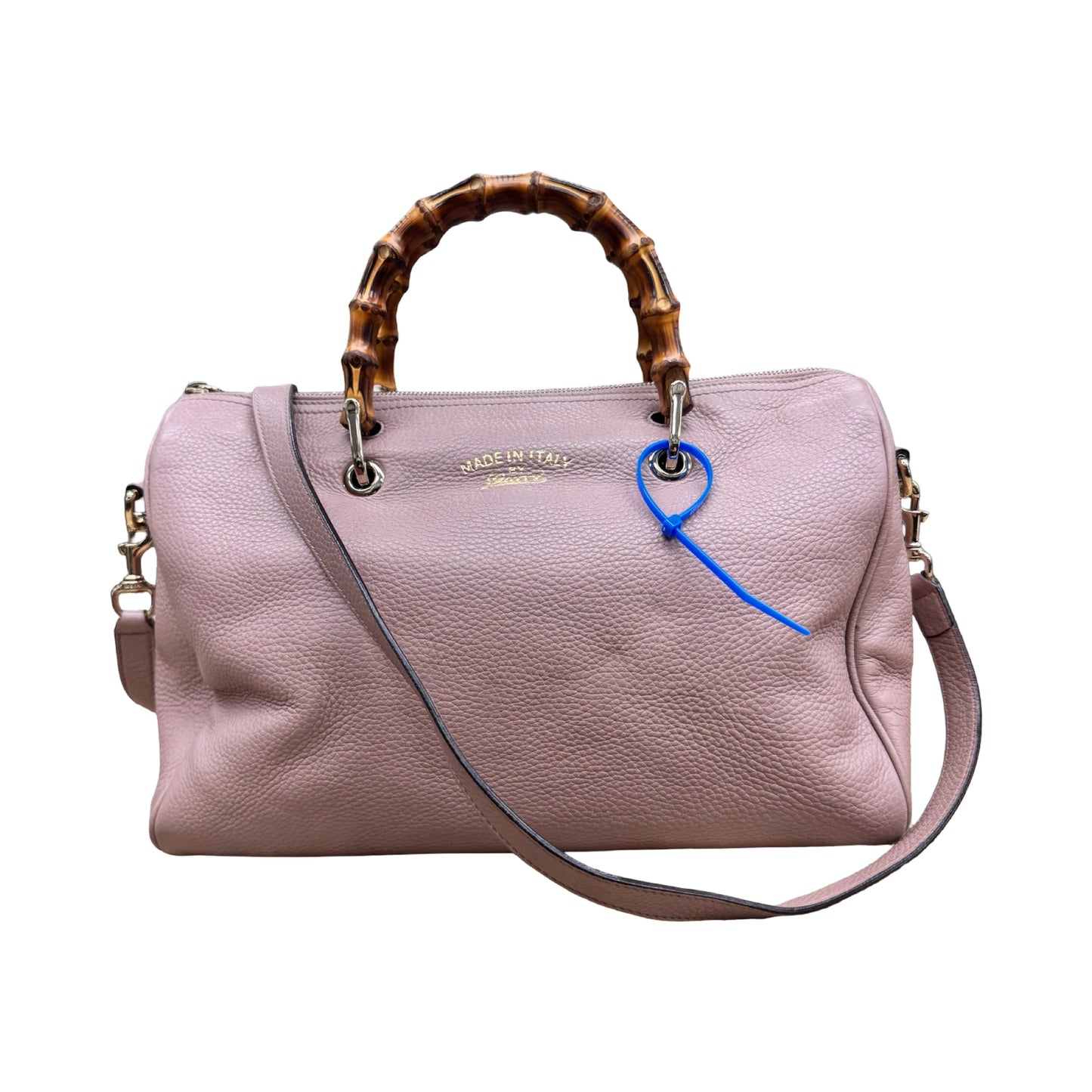 Handbag Luxury Designer By Gucci In Pink, Size:Medium