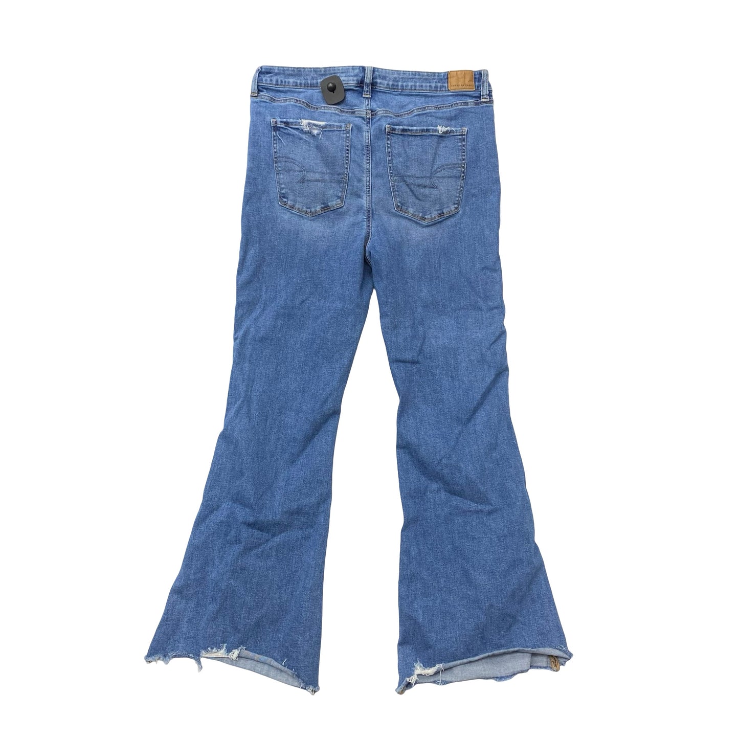 Jeans Flared By American Eagle In Blue, Size:16