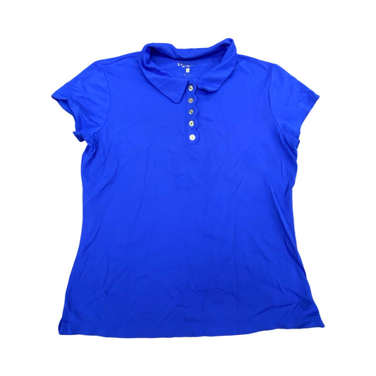 Top Ss Designer By Lilly Pulitzer In Blue, Size:L