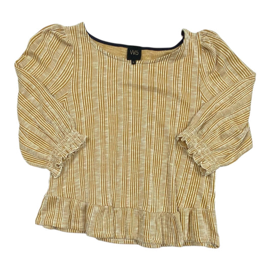 Top Ls By W5 In Orange, Size:S