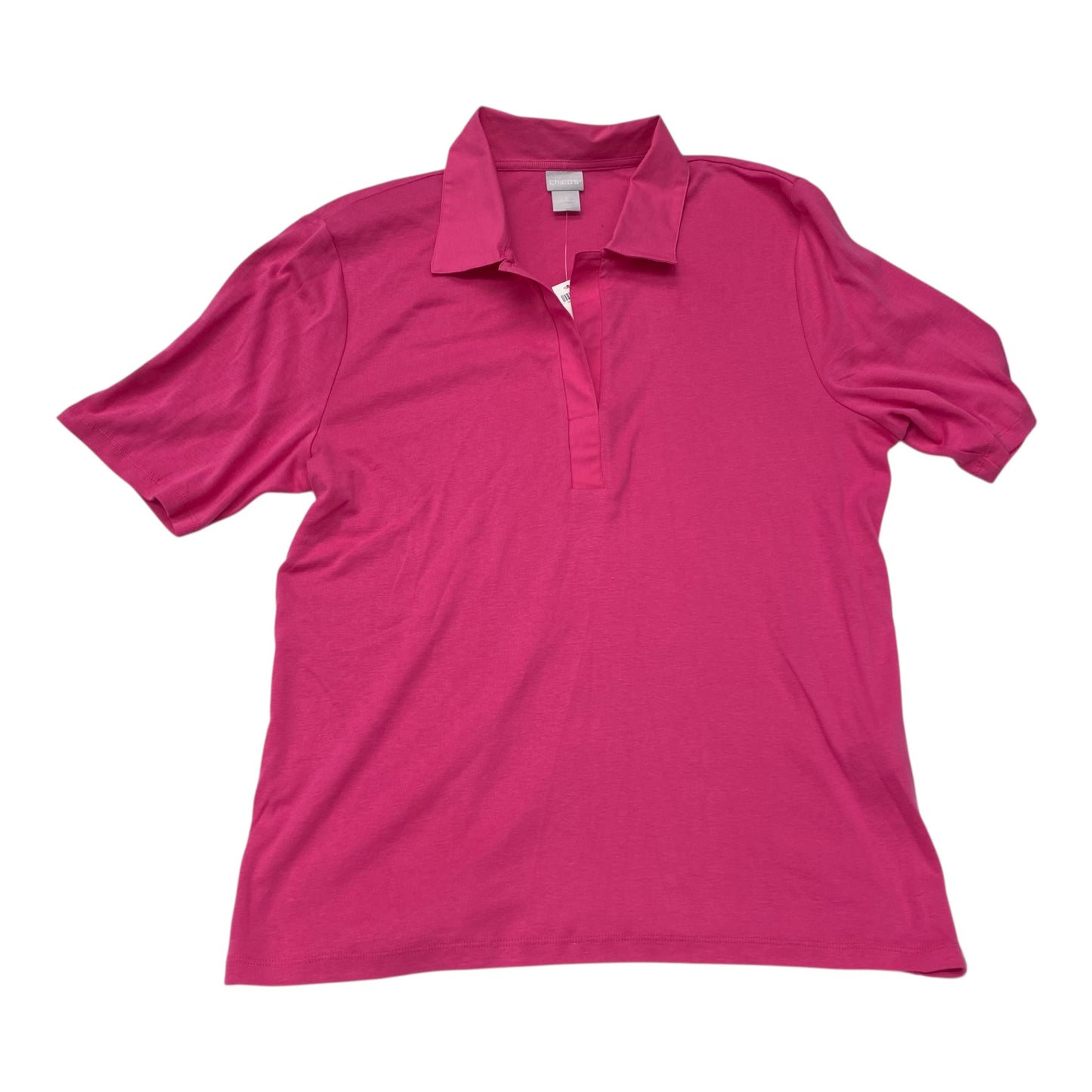 Top Ss By Chicos In Pink, Size:Xl