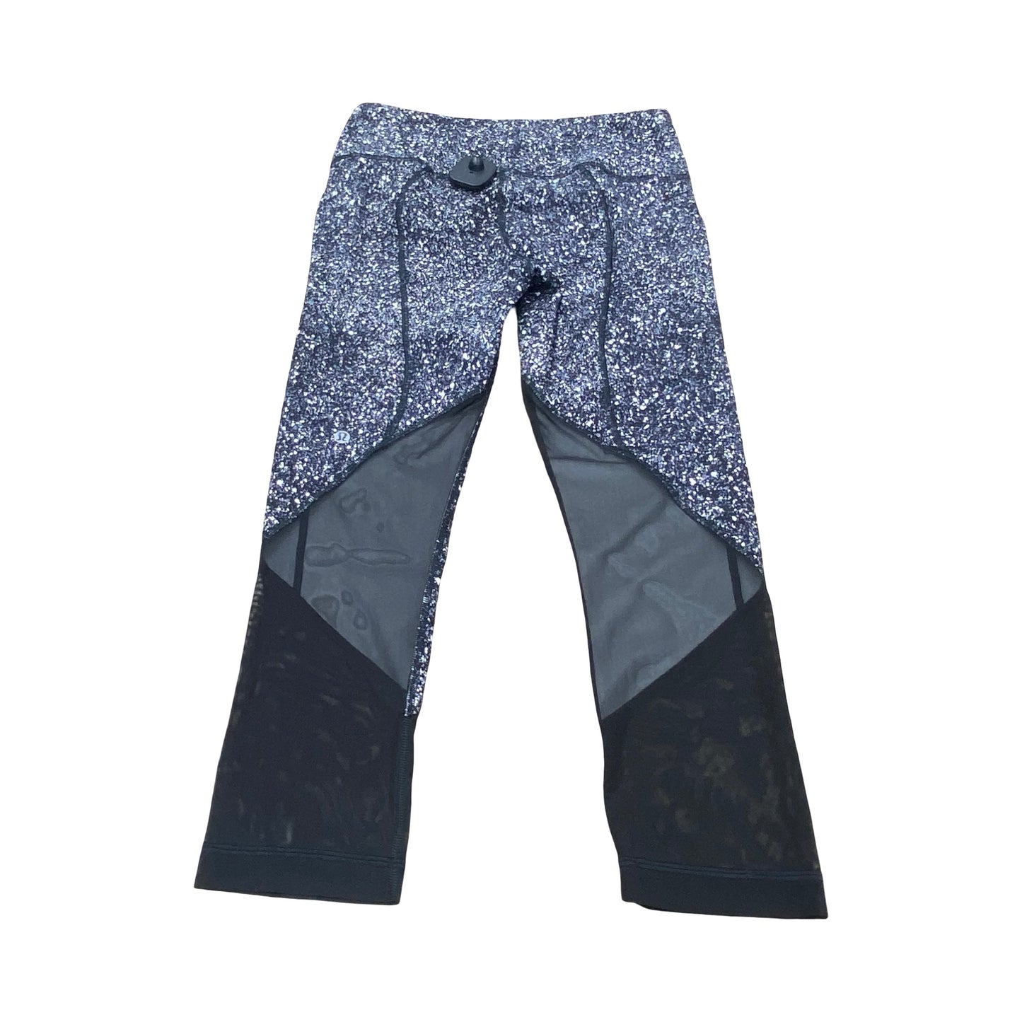 Athletic Leggings By Lululemon In Black & White, Size:6