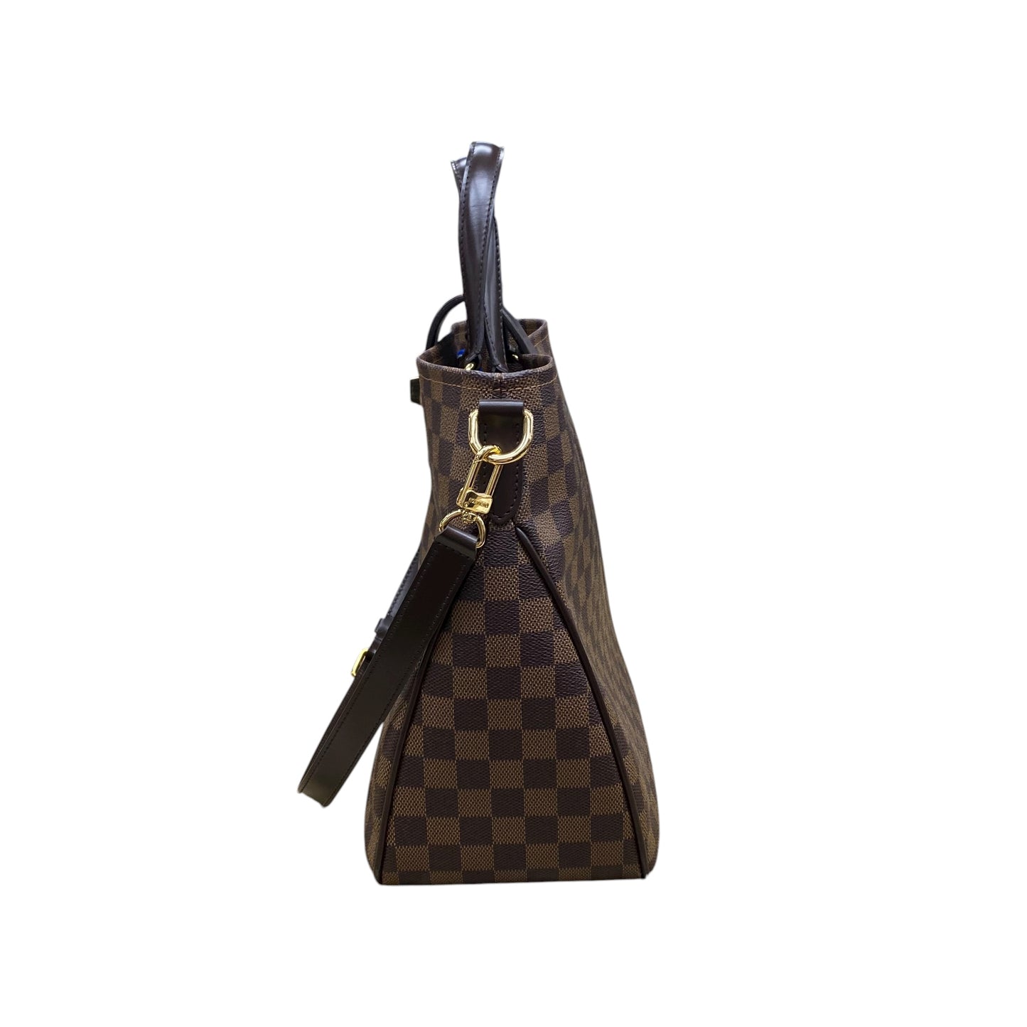 Handbag Luxury Designer By Louis Vuitton In Brown, Size:Medium