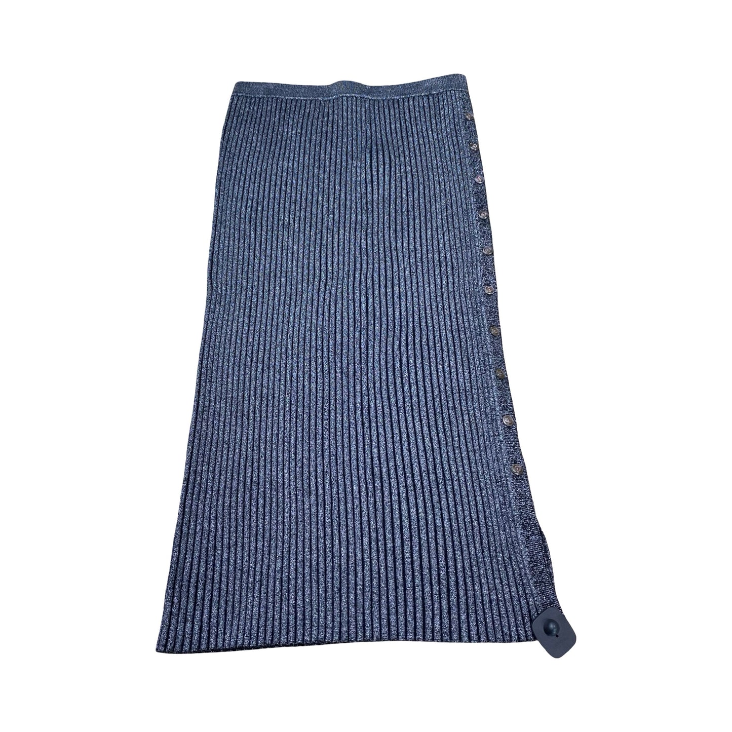 Skirt Designer By Tory Burch In Black & Silver, Size:Xl