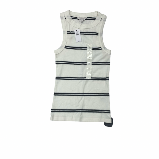Top Sleeveless By Banana Republic In Black & White, Size:Xs