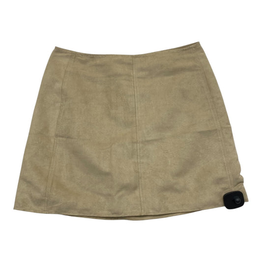 Skirt Midi By Banana Republic In Tan, Size:8