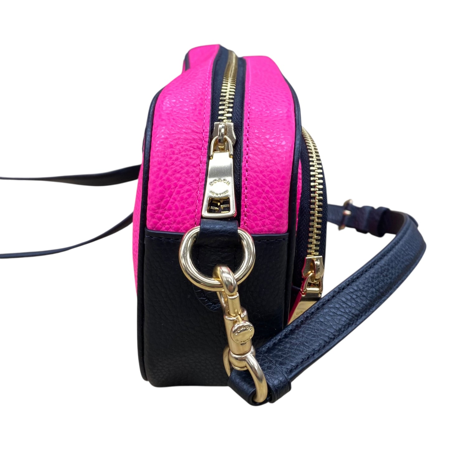 Handbag Designer By Coach In Pink, Size:Small