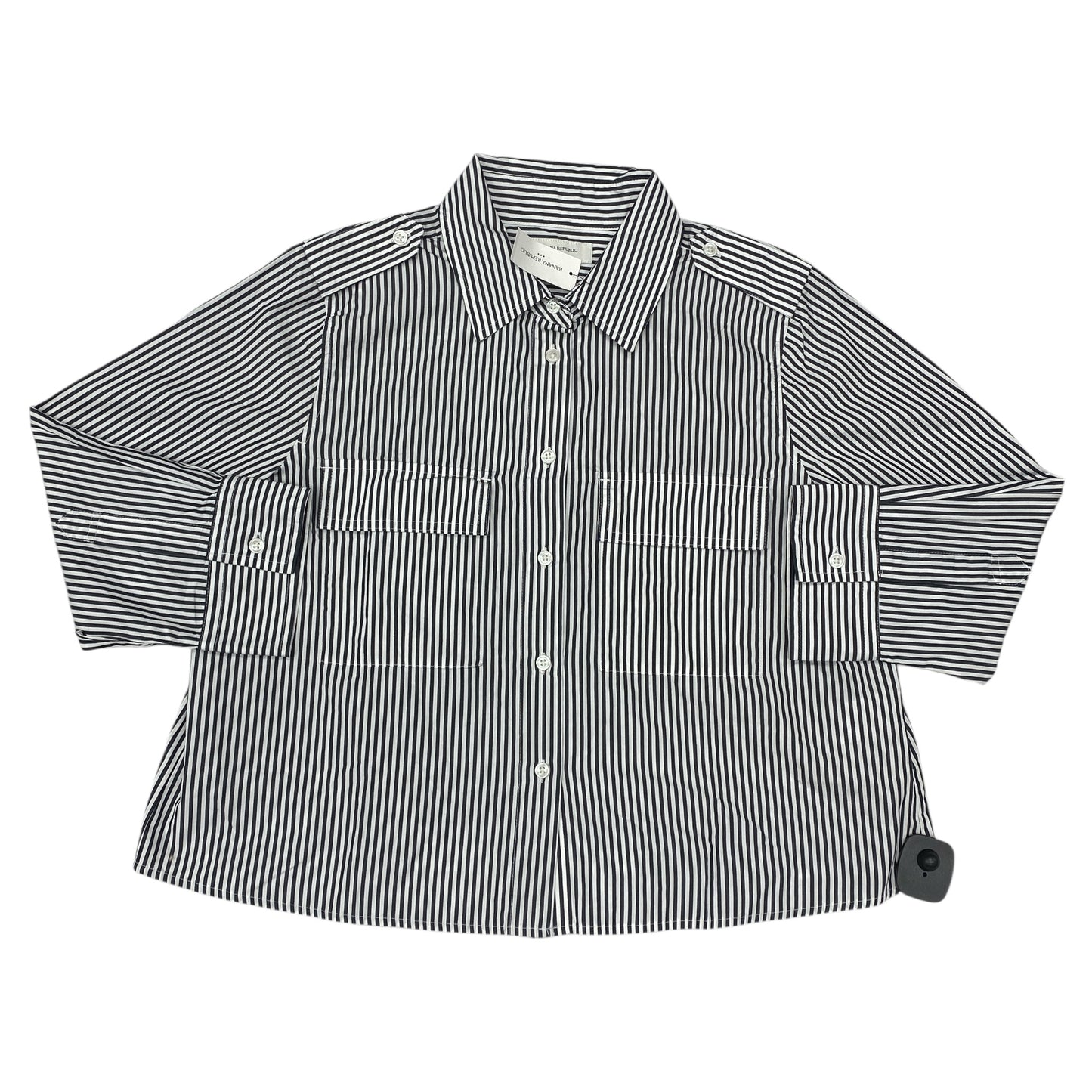 Top Ls By Banana Republic In Striped Pattern, Size:L