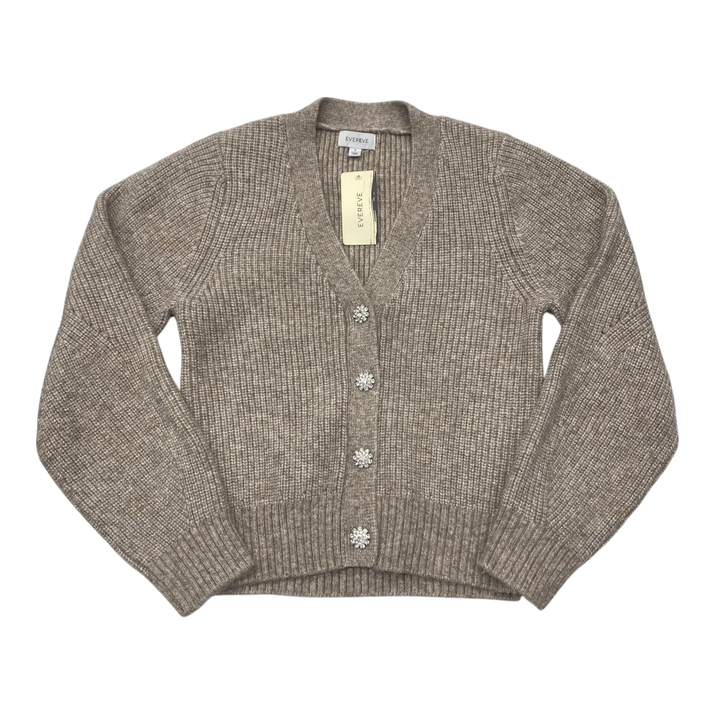 Sweater Cardigan By Evereve In Brown, Size:S