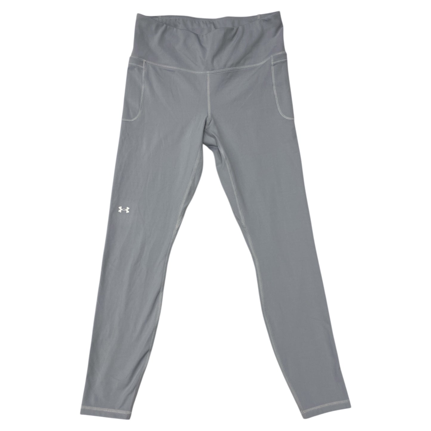 Athletic Leggings By Under Armour In Grey, Size:L