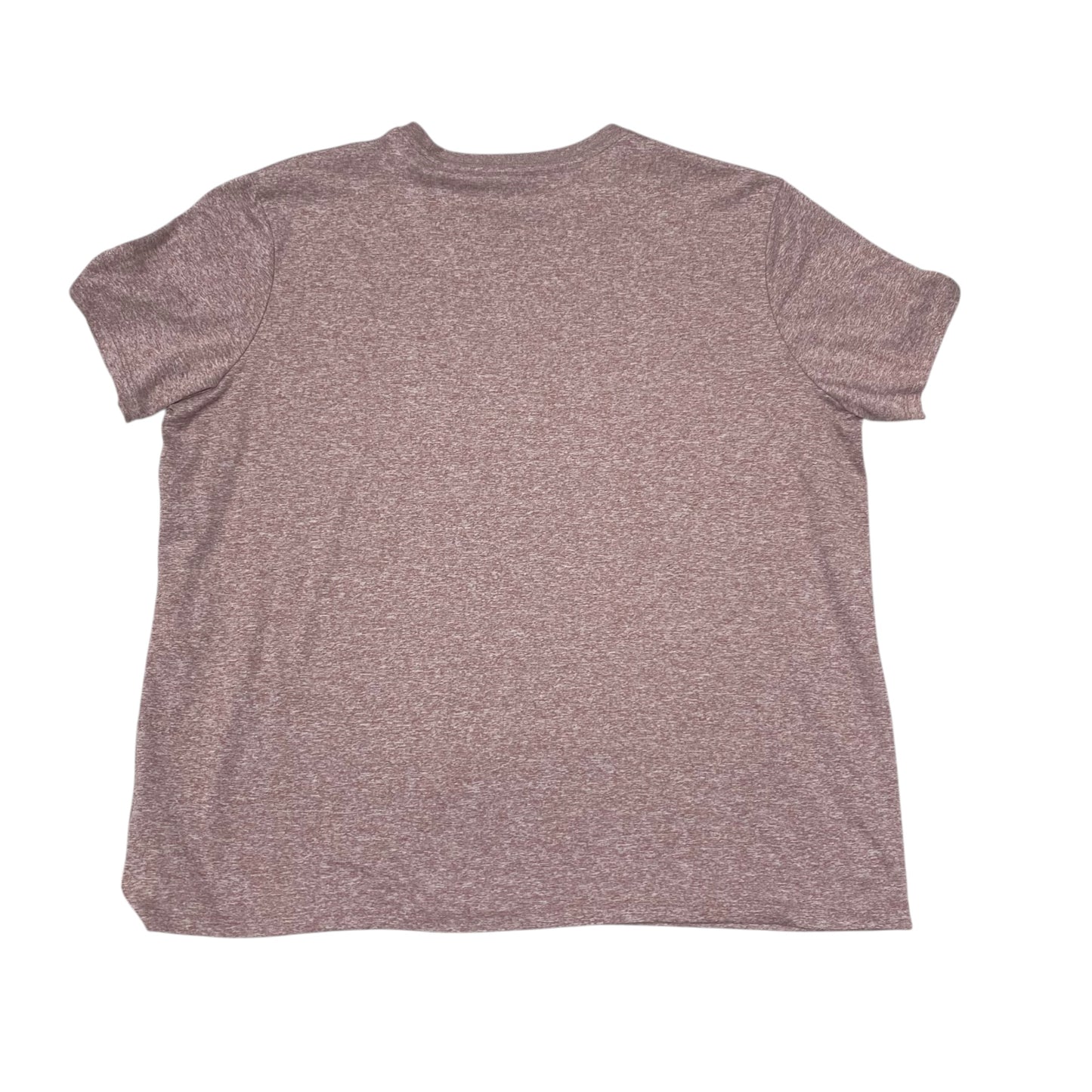 Athletic Top Ss By Nike In Mauve, Size:Xl