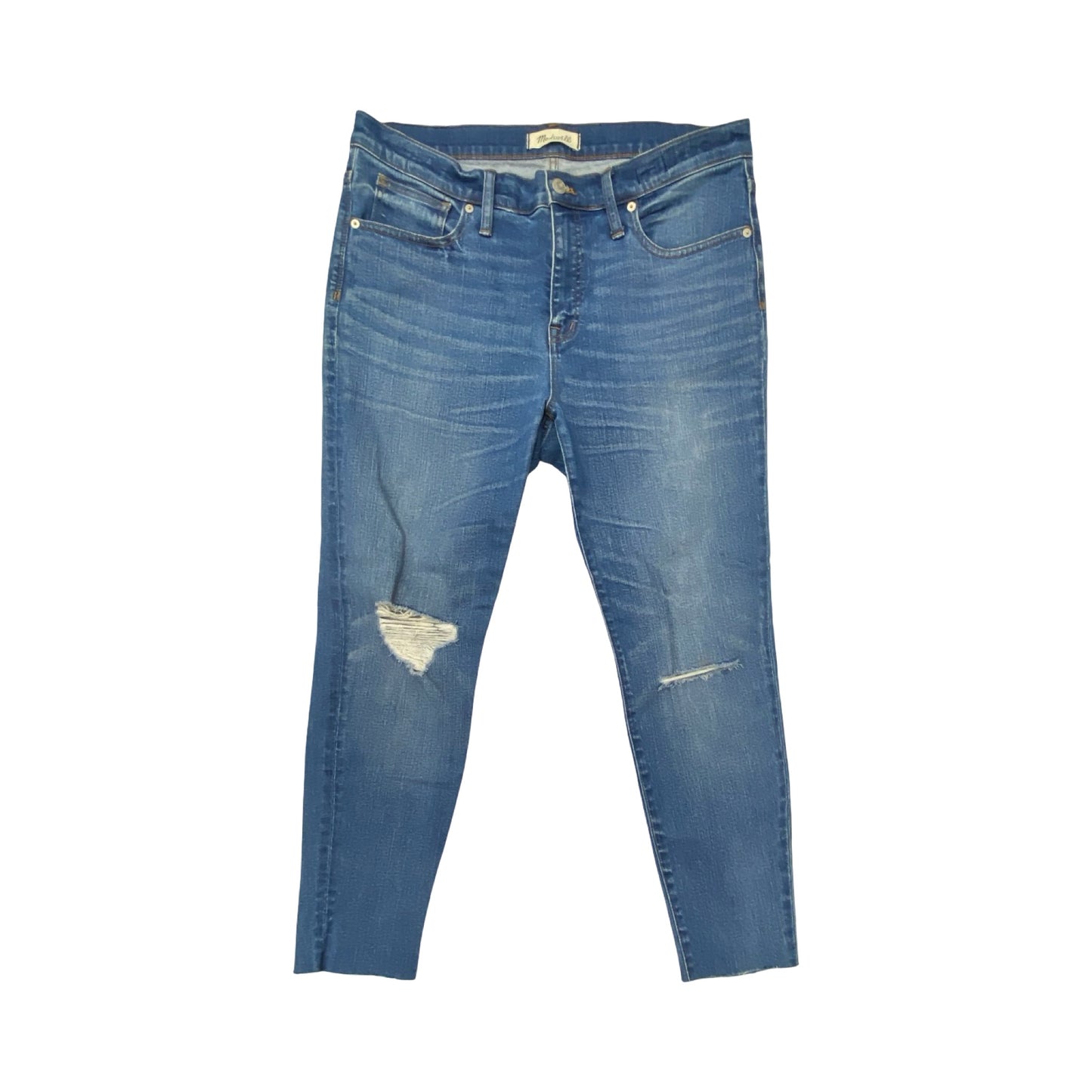 Jeans Skinny By Madewell In Blue, Size:14
